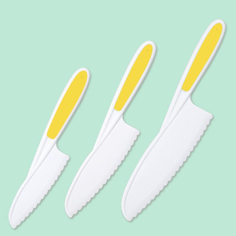 Buy Kitchen Cooking Sawtooth Knife Kids Chef Toddler Cooking Plastic