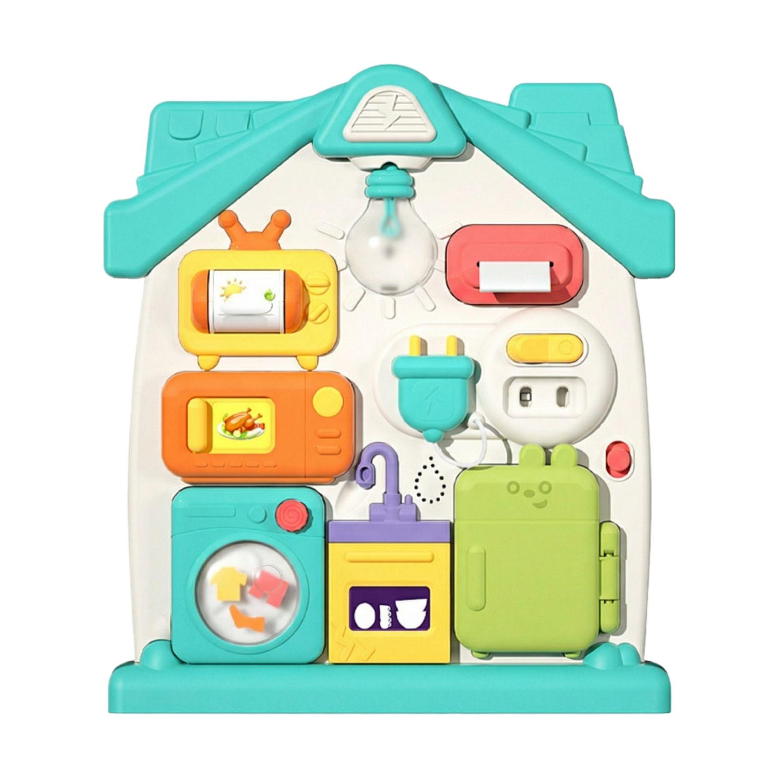 Baby Enlightenment Busy Board Early Education Puzzle Baby Busy House Toys 0-3 Years Old Children s Toys 1-2 Years Old one size