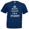 Keep Calm Student Adults Mens T Shirt 12 Colours Size S 3XL