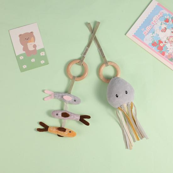 

Baby Plush Toy Making Sound Auditory Development Long Tentacles Cute Soothe Infant Doll Crib Stuff