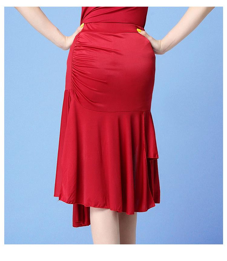 Huayu Women's Latin Dance Fringe Skirt for Practice & Performance