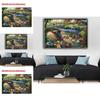 Mermaid Princess Canvas Wall Art Modern Fairy Tale Story Bedroom Children's Room Decorative Painting