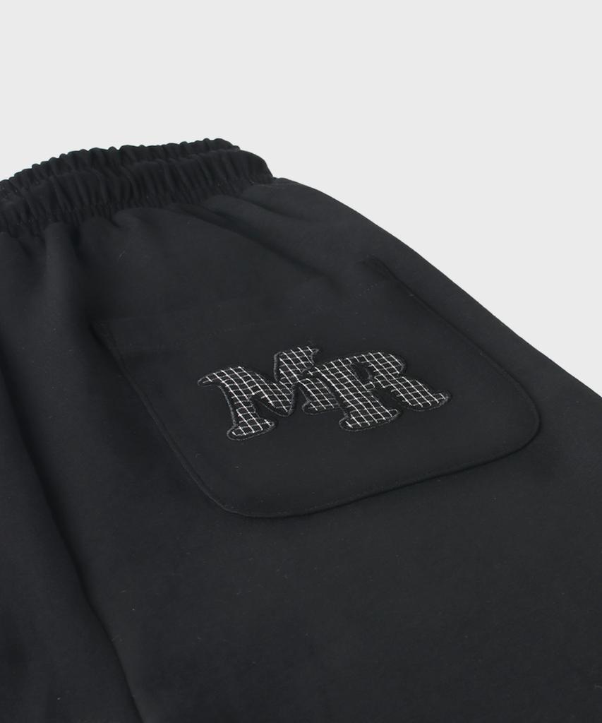 Maseumaluljeueopaeleol Check Hem Comfort Pants_Black