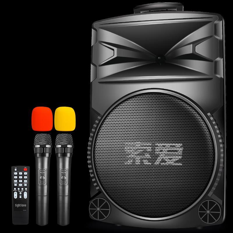 Suo Ai 12-inch Portable Outdoor Bluetooth K-song Speaker