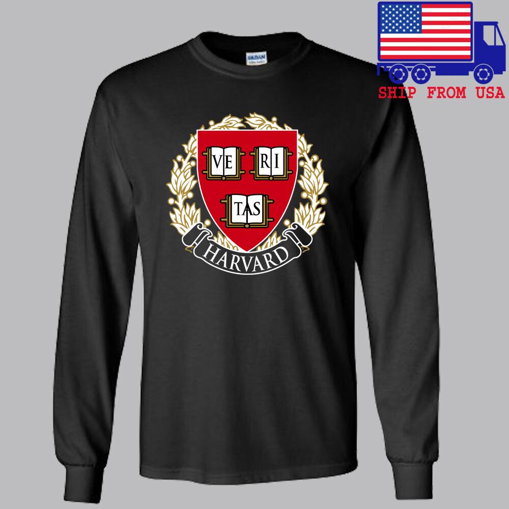 Harvard University College Black Size S2XL Unisex T-Shirt XXXXL