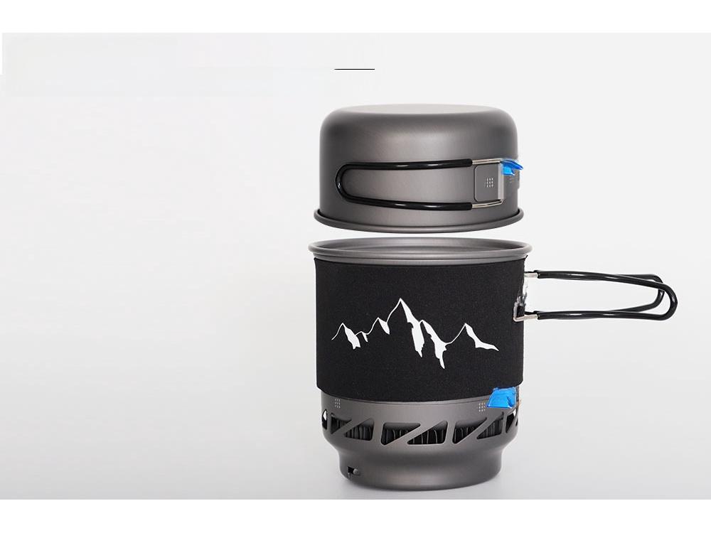 Outdoor Backpackers Portable Windproof Stove and Camping Cookware Set