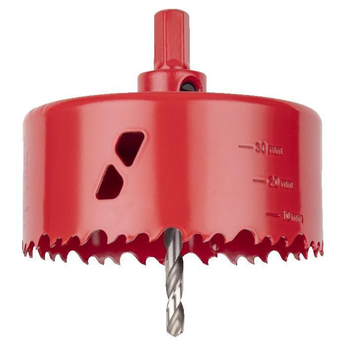 Multi-Material Hole Saw BiM - Wolfcraft - Diameter 100 Mm - Depth 40 Mm - HSS Center Drill