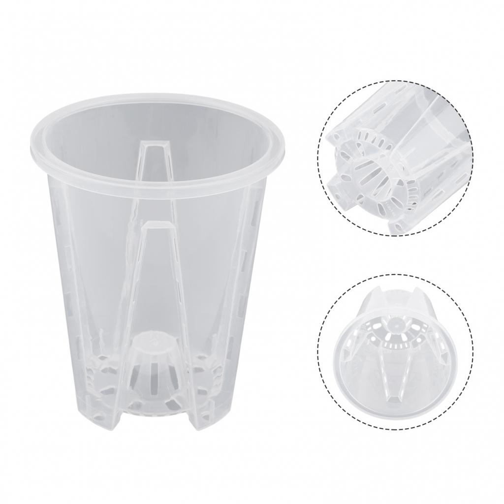 Control Transparent Pot Plastic Flower Pot Flower Pot With Stomat Plant