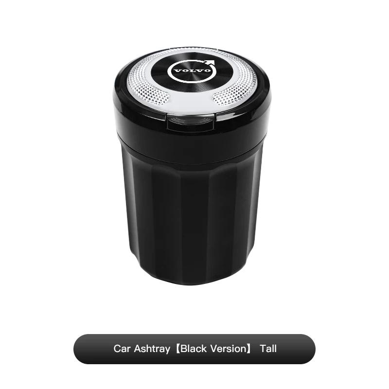 2026 Hot For Volvo Steering Covers Car Ashtray Texture Ceramic Smokeless With LED Light Ashtray Auto Accessoires For Volvo ES90