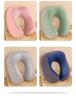 U-Shaped Memory Foam Neck Pillow: Portable Travel Support for Airplanes and Students