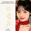 Chinese Style Waterproof Phoenix & Koi Tattoo Sticker - Long-lasting, Aesthetic Dunhuang Design for Arm & Collarbone