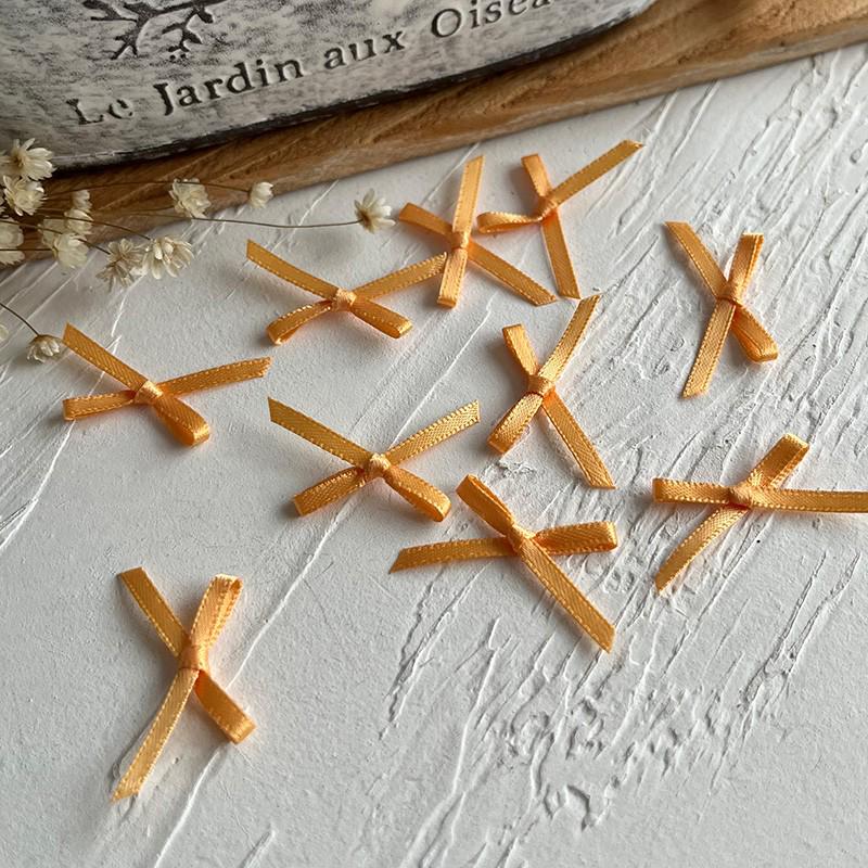 2.5cm Wide Handmade Ribbon Bow Knot for DIY Clothing & Hair Accessories, Card Holders, and Decorations