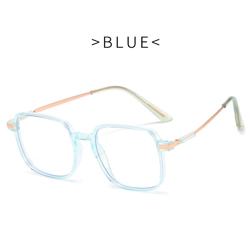 Anti-Blue Light Glasses Square Metal Eyewear Women High Quality Luxury Eyeglasses Blue Light Blocking Man Lady Computer Eyeglas