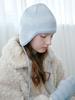 Olinkeompeulliteu Moiré Wave Earflap Beanie (Sky Blue)