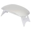 Nail Lamp 6W Portable Foldable Handheld Fast Curing Dryer UV LED Nail Light for Manicure Silver