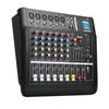 All-in-One 4/6 Channel Professional Mixer Amplifier with High Power, Reverb, and Equalizer for Stage and Wedding Performances