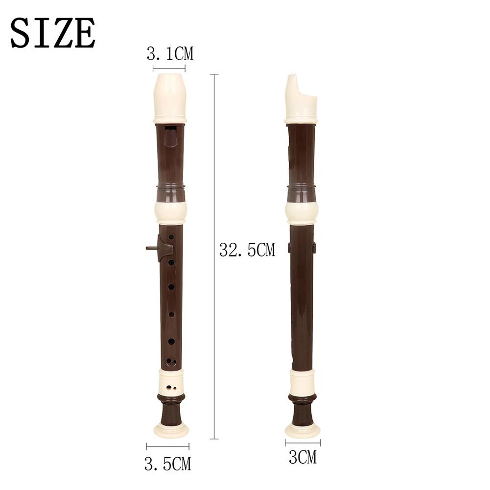 Alto Recorder C Key Recorder Instrument 8 Holes Soprano Recorder With Cleaning Rod Cloth Recorder For Beginners Kids