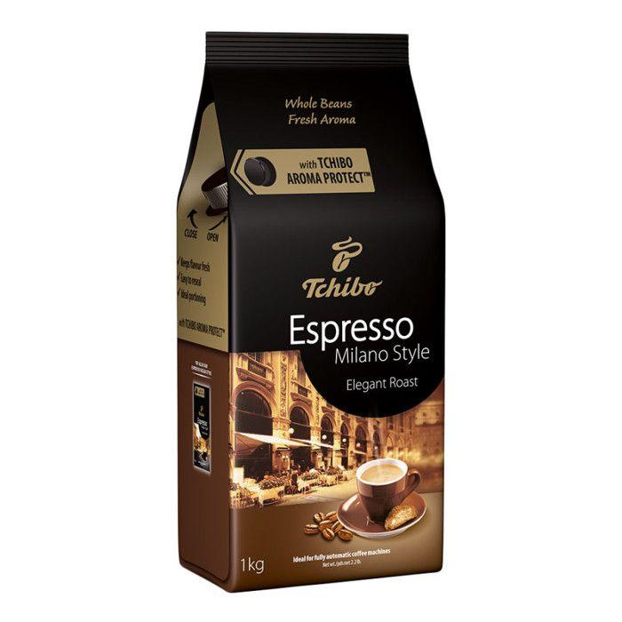 Tchibo Whole Bean Coffee Milano Style 1kg Espresso Medium