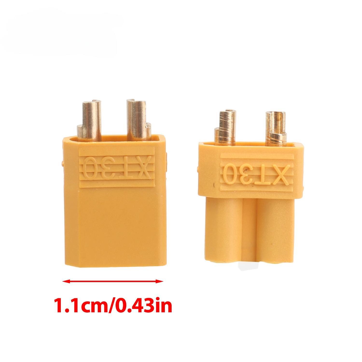 

1-10Set Male Female Plug XT30/XT30U Battery Connector Bullet Wire Cable Connectors Plugs for RC LiPo Battery Motor Car Airplane 1 SET