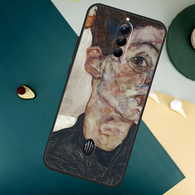 Egon Schiele For ZTE Nubia Red Magic 8 9 8S 9S 10S Pro Plus 10 Air 6S 7S 7 Pro Red Magic 11 Pro Plus Case