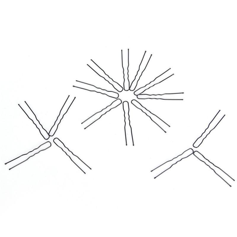 20Pcs Hair Waved U-Shaped Bobby Pin Barrette Salon Grip Clip Hairpins Hair Clip