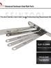 Metric High-Precision Stainless Steel Feeler Gauge, 0.01-6mm, Single Piece Gap and Thickness Measurement Tool.