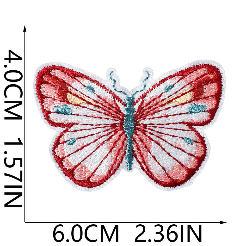 Insect Embroidery Cloth Sticker Ironing Beetle Cartoon Embroidery Chapter Beetle Patch Sticker Embroidery Label Clothing Schoolbag Decoration