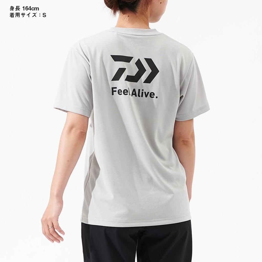 Short Sleeve Back Print White L [Daiwa] T-Shirt 25DE-8325