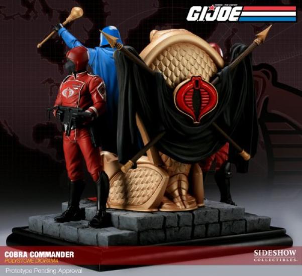 Joe Diorama Cobra Commander G.I. Statue