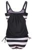 Tankini suit plus size swimsuit XXL black comfortable maternity briefs Tankini suit plus size swimsuit XXXL black comfortable maternity briefs