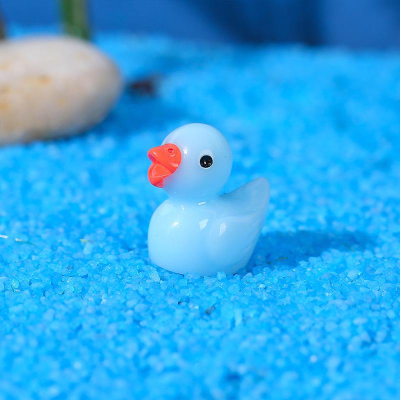 Miniature Yellow Duck Doll Accessories - Creative Micro Landscape Ornaments & Resin Pendant Crafts