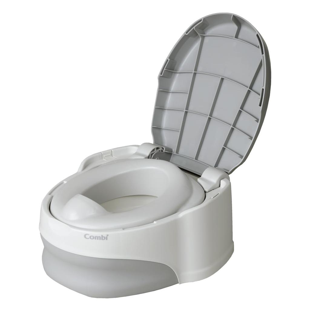 Combi Toilet Training Baby Label Potty Step Gray Approximately 1 year toilet seat 1 year 6 Western-Style (Porty old~/Auxiliary + step Approx.
