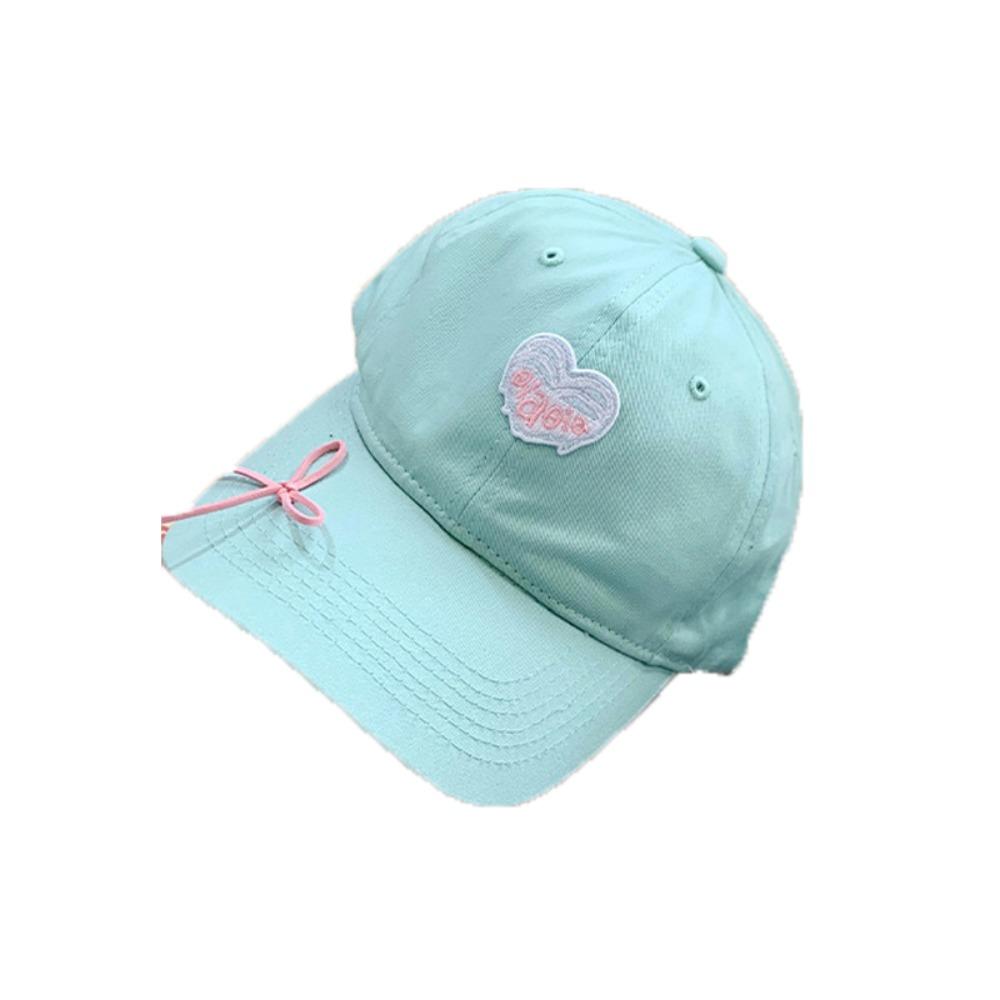 Sunscreen Sun Hat Cotton Peaked Cap Fashion Love Heart Baseball Cap  Girls
