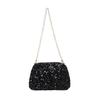 Mini Borsa a Spalla con Paillettes per Donna con Tracolla a Catena per Accessorio di Moda Quotidiano