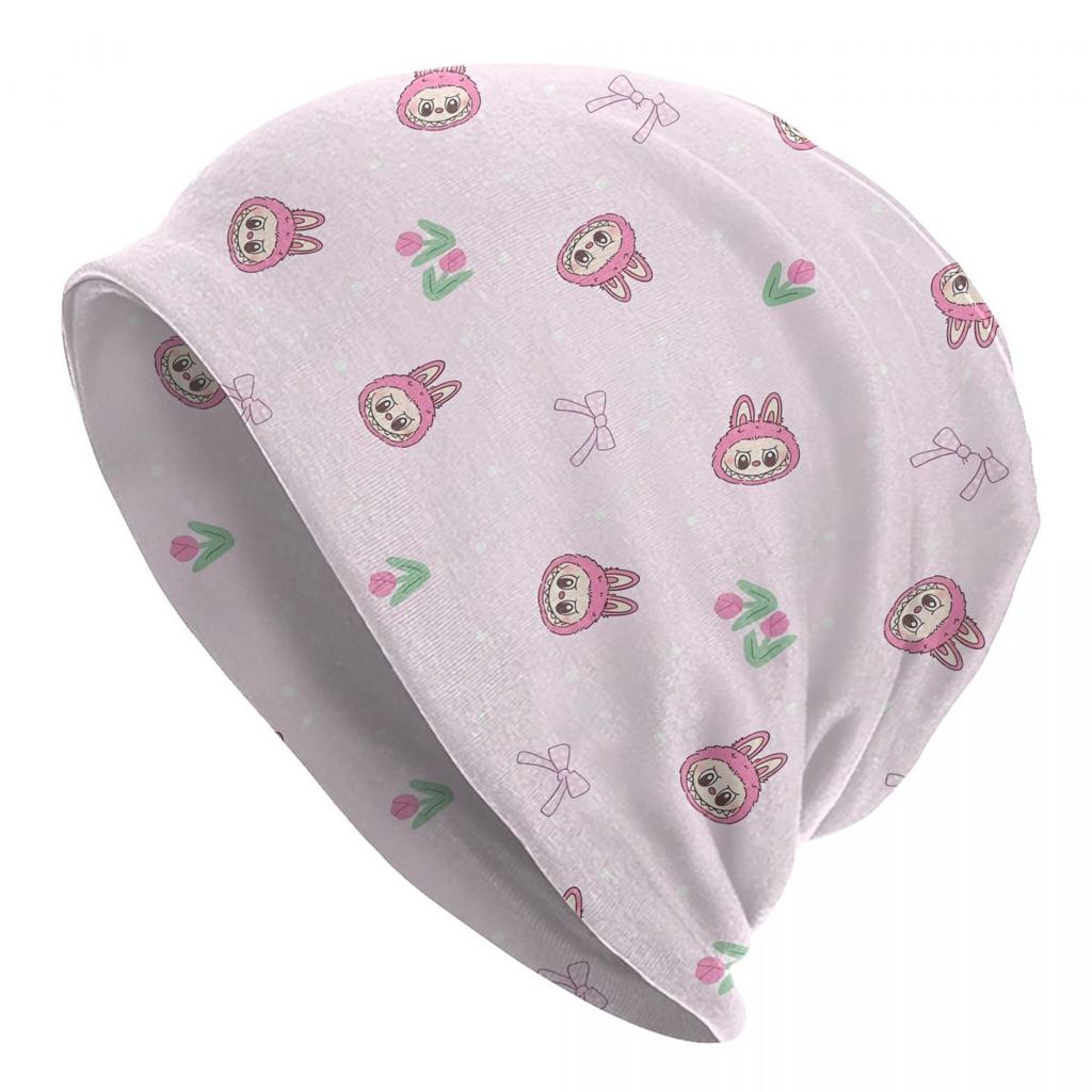 Cute Doll Monsters Bonnet Hats Hip Hop Outdoor Skullies Beanies Hat for Unisex Women Warm Dualuse Cap