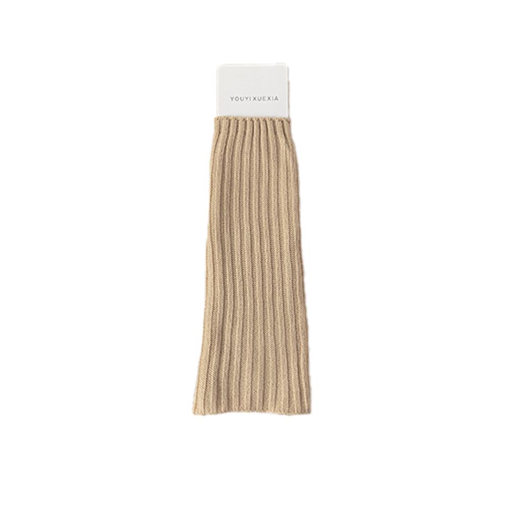 Thickened Vertical Bar Pile-up Socks for Autumn and Winter, Thickened Calf Socks, and Warm Leg Protection Socks