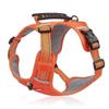 Breathable Pet Dog Harness Reflective Puppy Safety Vest with Control Handle - Orange S