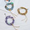 Jingdezhen Ceramic Beaded Bracelet Double Circle Chinese Style Tassel Summer Accessories Bracelet Live Stream Supply