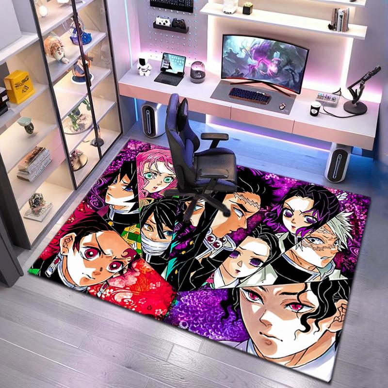 Japanese manga artist Koyoharu Gotouge's Demon Slayer carpet is suitable for living room and bedroom doormats office balcony decorative rugs H9