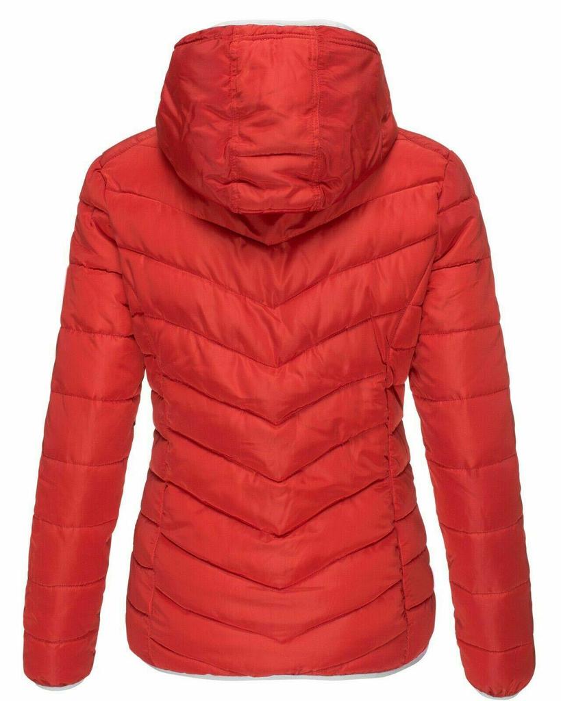 Korean-Style Women's Solid Color Hooded Cotton Jacket - Casual, Warm, and Slim Fit for Autumn/Winter