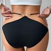 1pcs New Style Low Waist Sexy Women Panties Hot Sale Female Underwear Breathable Sexy Lingerie Ring Decor Lady Briefs