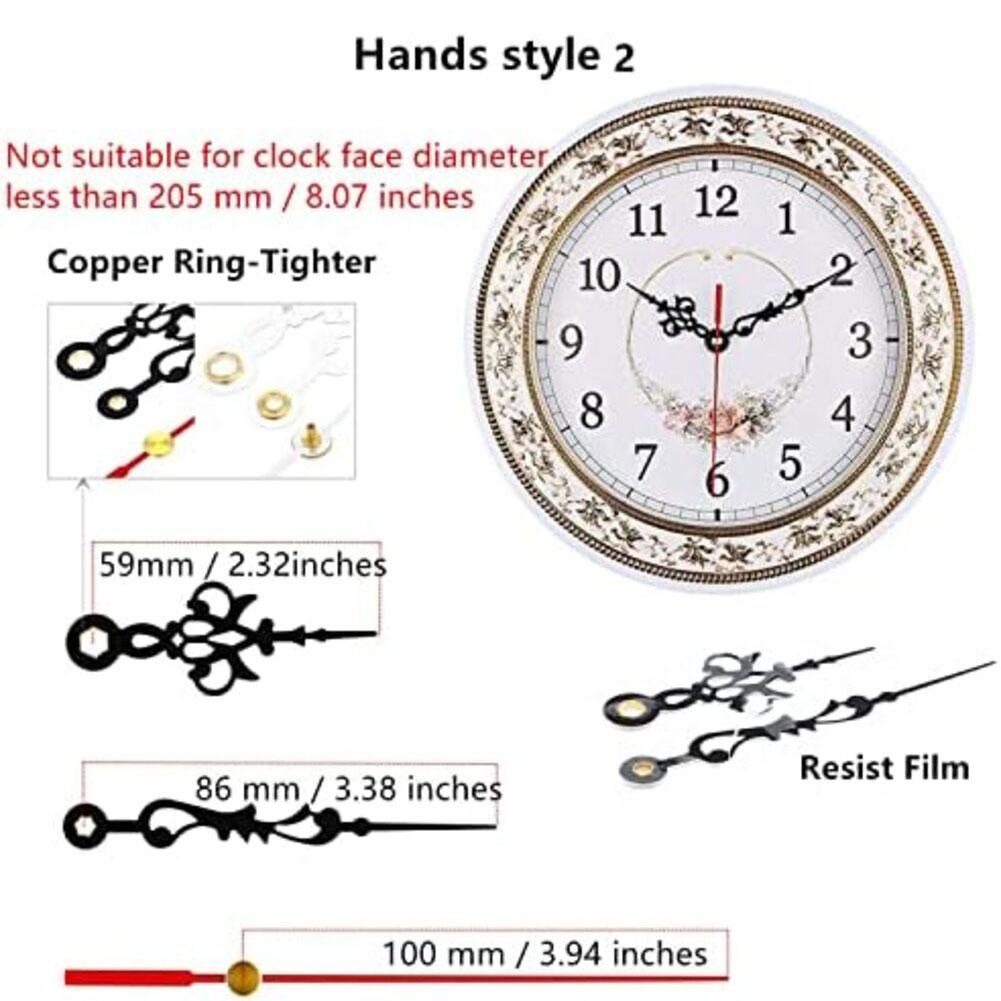 Clock Mechanism Clock Hands Set Comprehensive Installation Package Easy Installation Maximum Pendulum Length For Clock Repair