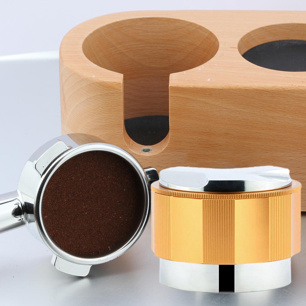 Coffee Tamper Professional Press Dispenser Adjustable Hand for Home DIY Cafe Supplies