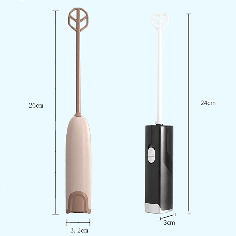 Handheld Electric Milk Powder Stirrer for Nutrition Matcha Cocoa Powder - Quick Mixing Milk Frother for Beverages
