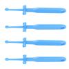 4pcs Ear Wax Removal Tool with Safe Guard Comfortable Reusable Plastic Ear Wax Cleaning Tool Ear Scoop