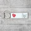 Chihuahua a pelo lungo - apribottiglie con un cane, apribottiglie da frigo personalizzato, regalo unico per un uomo del marchio Art-Dog