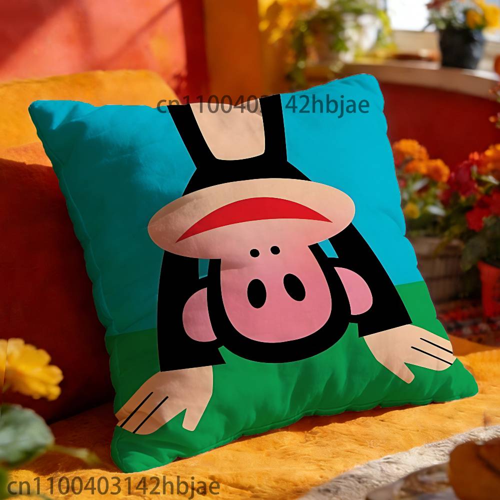 Monkey P-PaulS F-Frank Pillowcases Bedroom Living Room Sofa Home Decor Polyester Cushion Cover with Zipper
