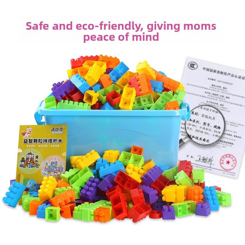 Classic Large Block Building Set With Diy Creativity For Toddler Learning And Early Education