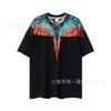 Summer Men's and Women's Same Fashion Trend T-shirt Personalized Trend Wing Printing Comfortable and Simple