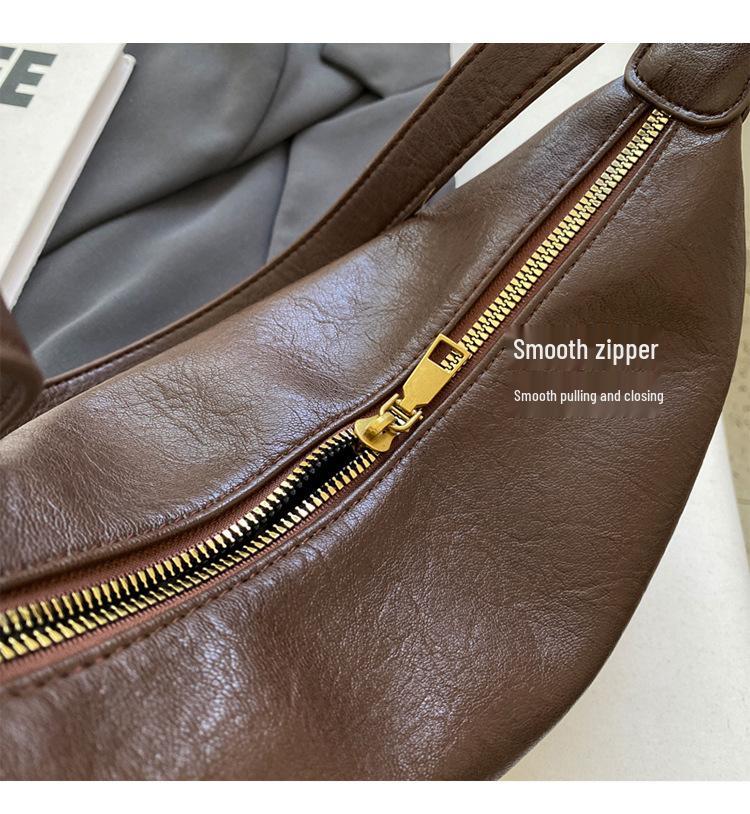 2023 Trendy Retro Women's Handbags: Versatile Crossbody, Shoulder, and Underarm Dumpling Bag